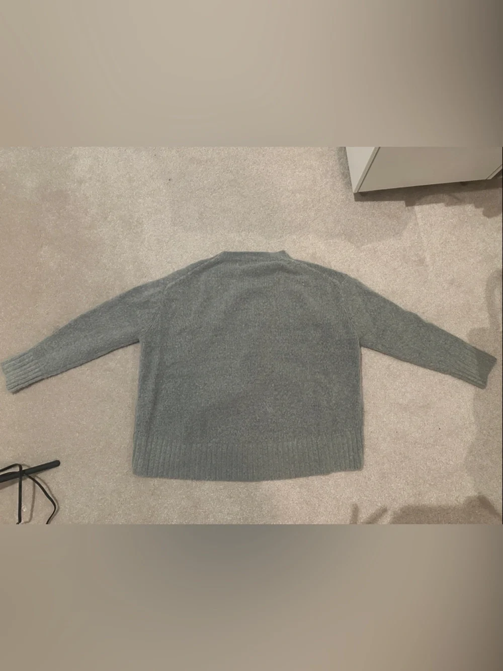 Zara Heather Grey Crewneck Sweater - Picture 4 of 4